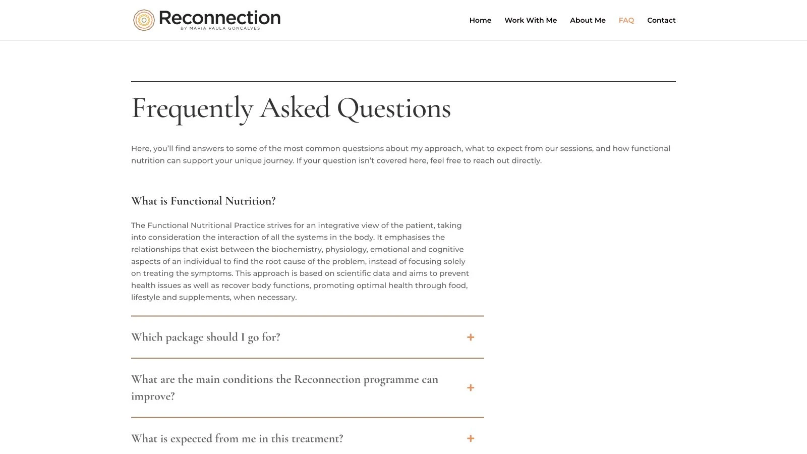 Reconnection frequently asked questions page
